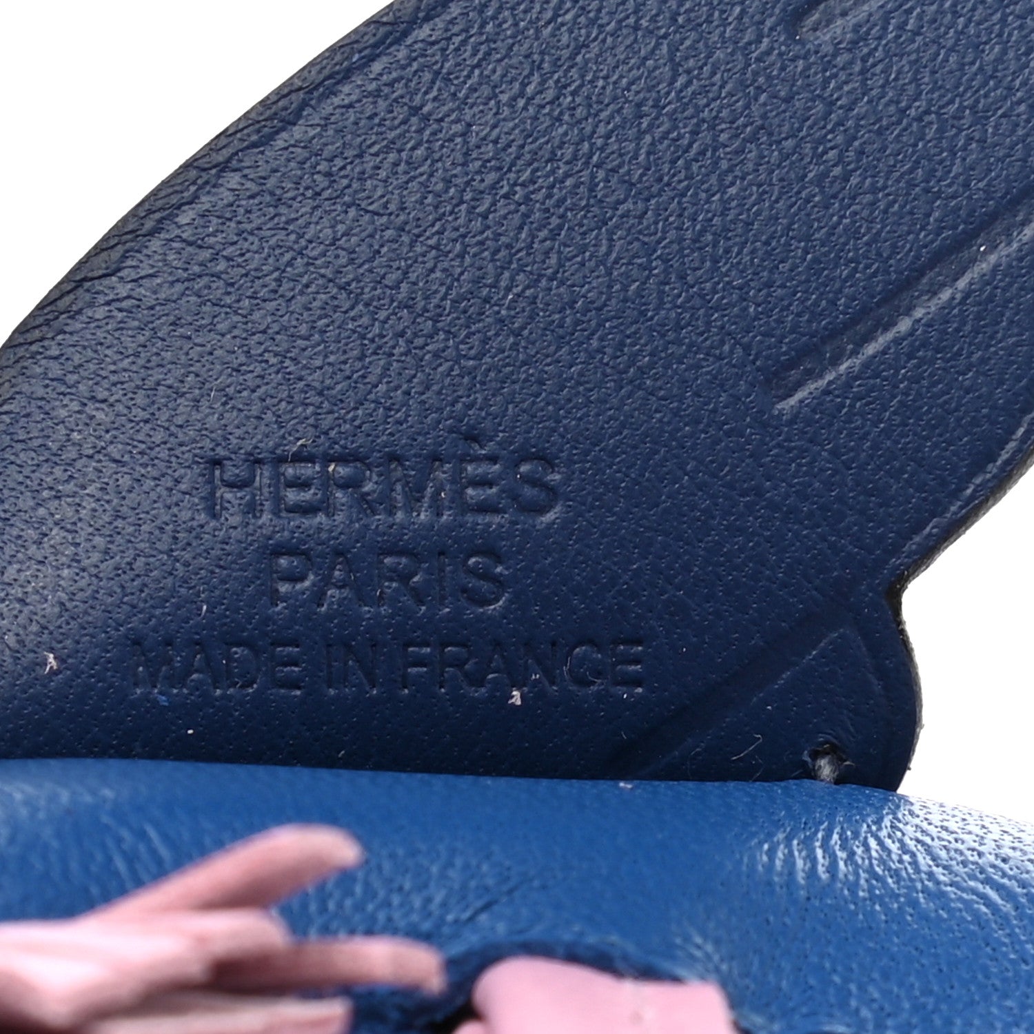 Hermes Milo Lambskin Grigri Rodeo Pegase Horse Bag Charm PM Bleu France Mauve Sylvestre Bleu Saphir 3 of 5