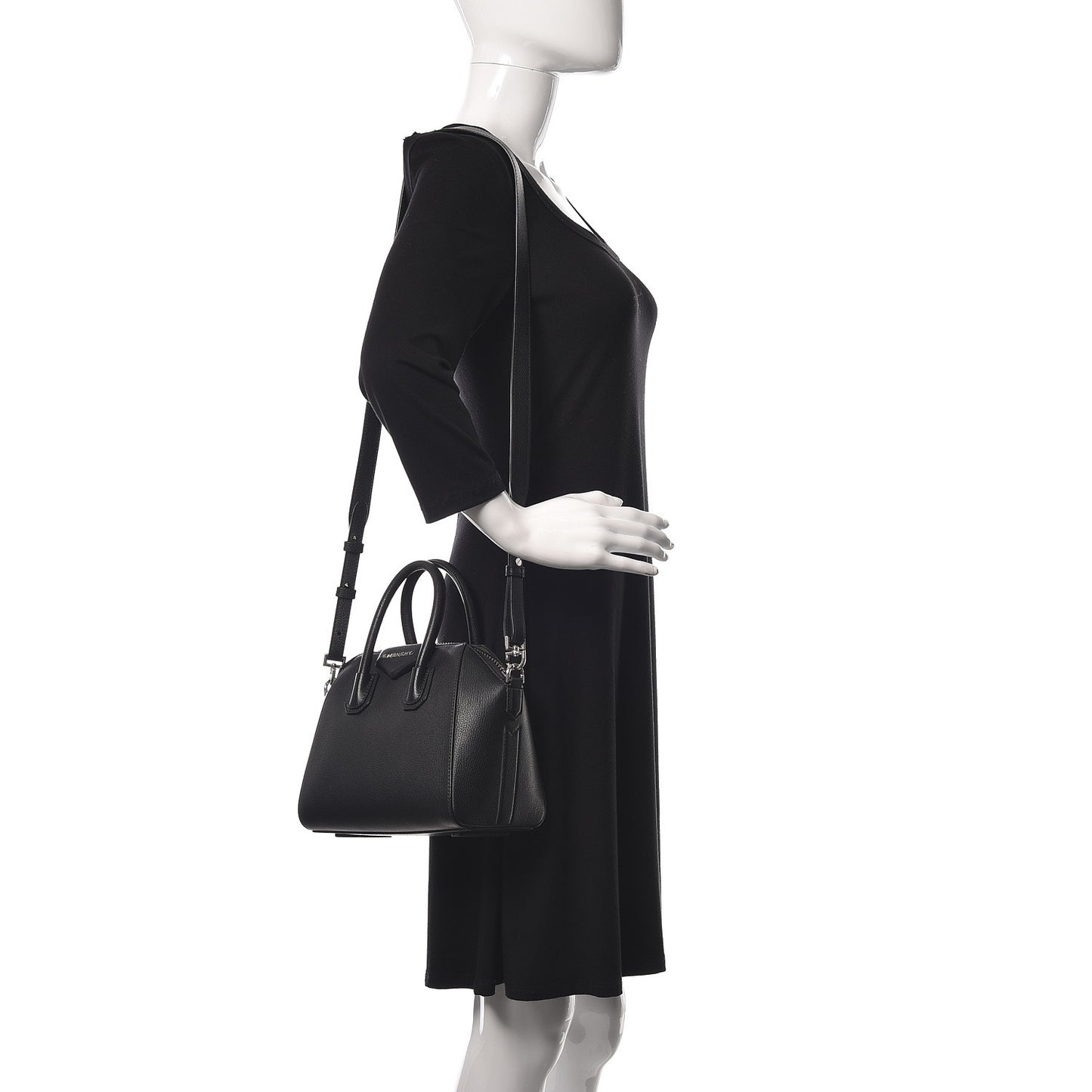 Sugar Goatskin Mini Antigona Black