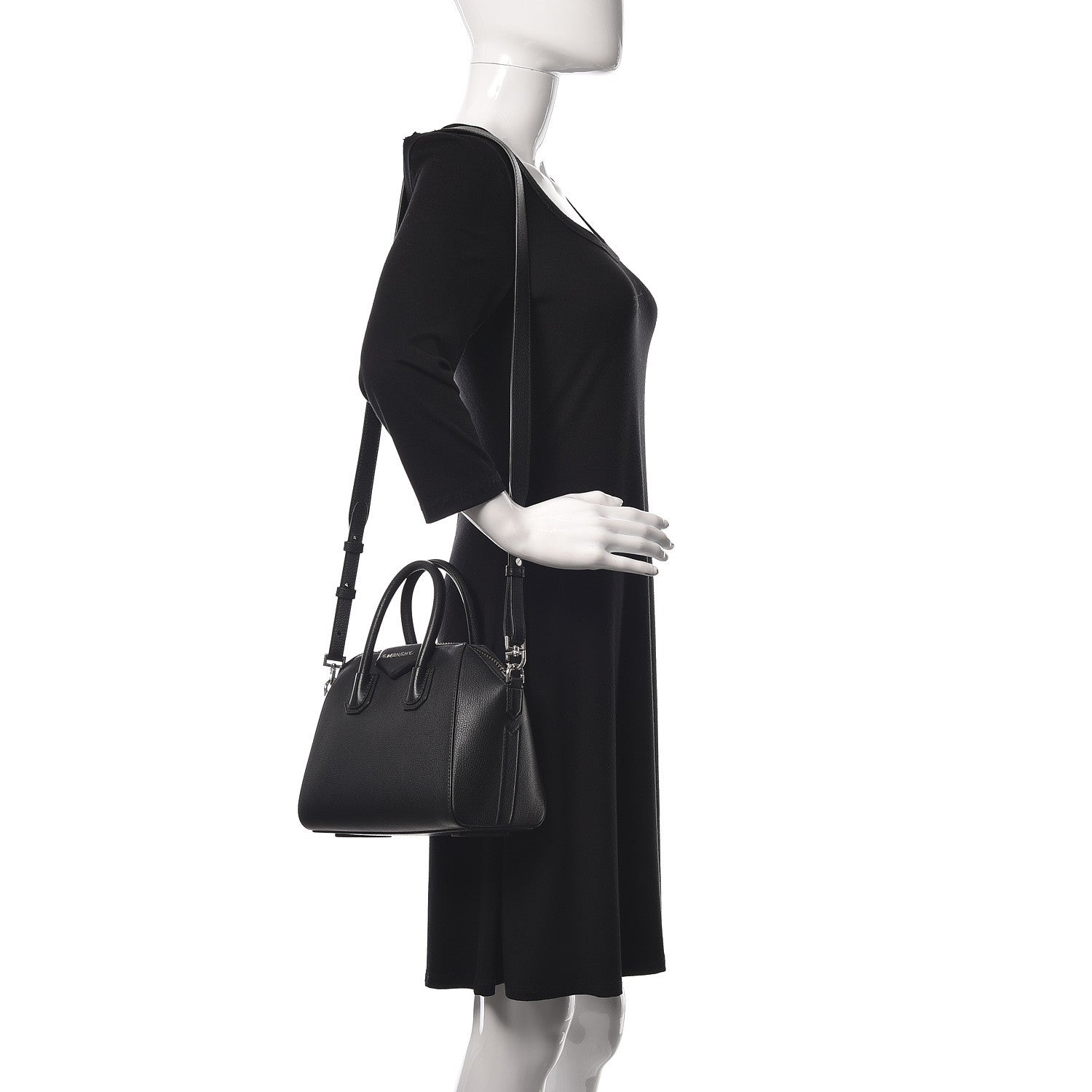 Givenchy Sugar Goatskin Mini Antigona Black 2 of 11
