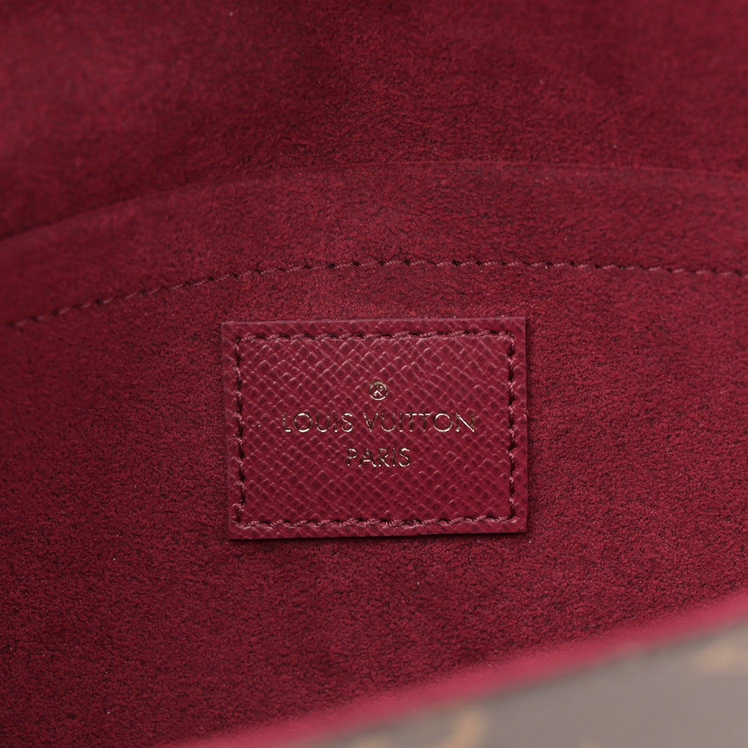 Louis Vuitton Monogram Pochette Felicie Chain Wallet Fuchsia 7 of 11