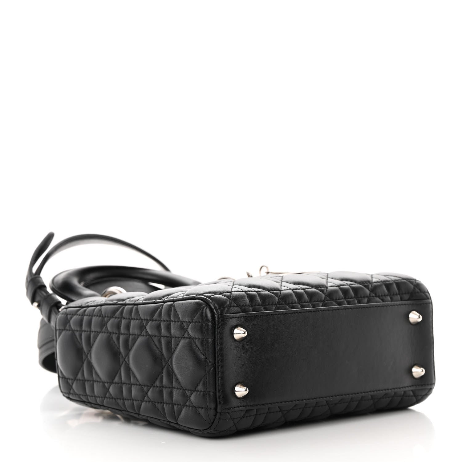 Christian Dior Lambskin Cannage Small Lucky Badges My Lady Dior Black 4 of 17