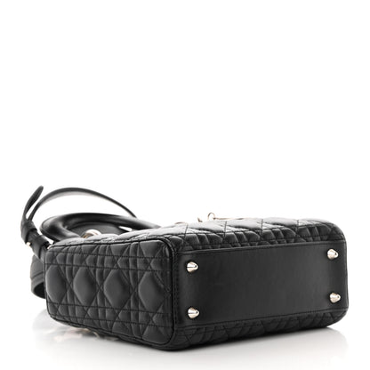 Christian Dior Lambskin Cannage Small Lucky Badges My Lady Dior Black 4 of 17