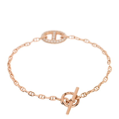 Hermes 18K Rose Gold Diamond PM Farandole Bracelet SH 2 of 3