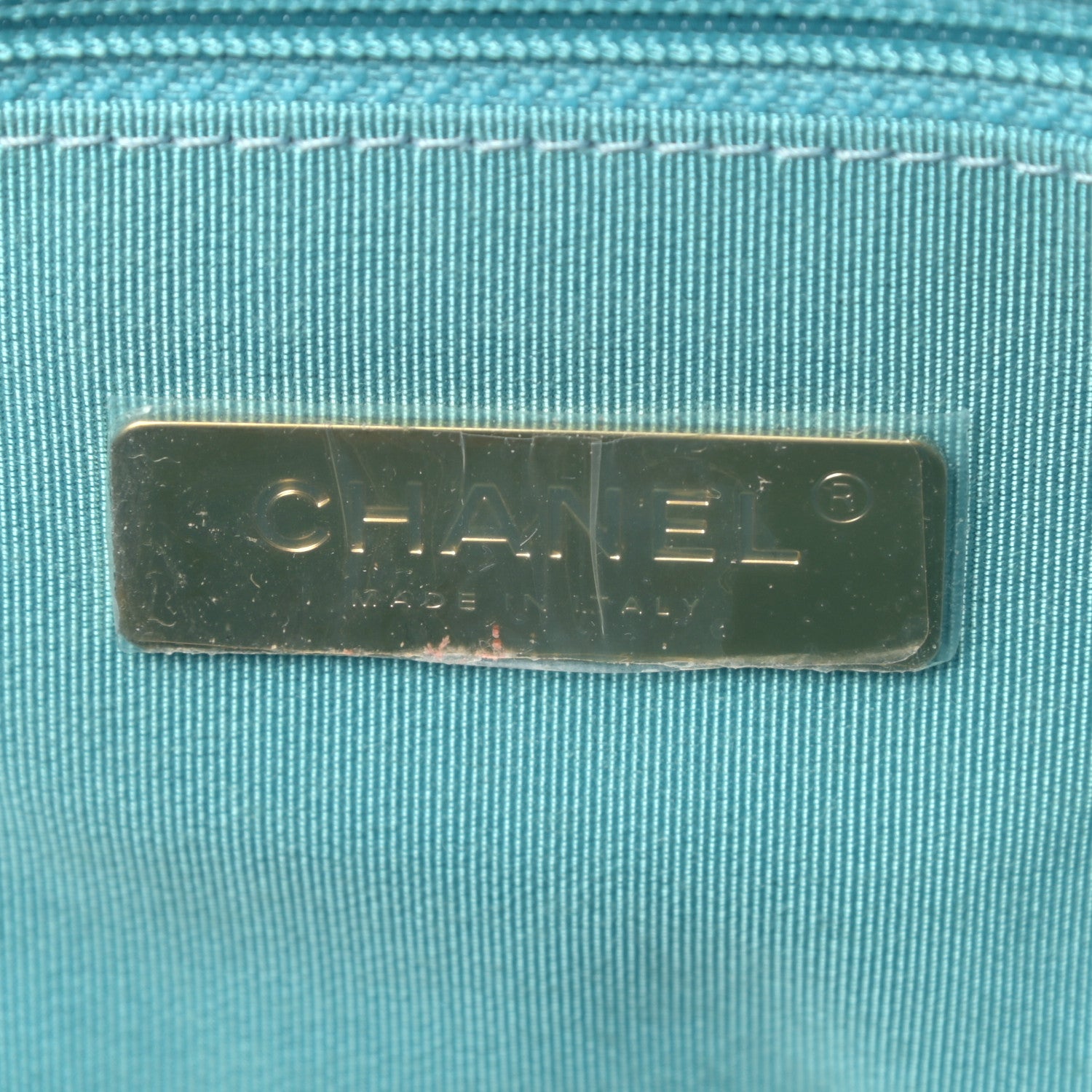 Chanel Denim Quilted Medium Chanel 19 Flap Neon Blue 6 of 9