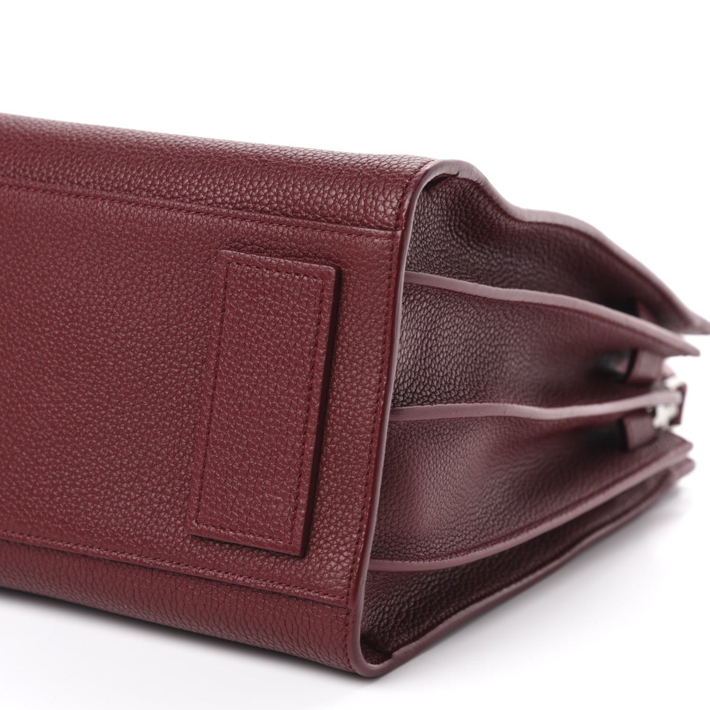 Grained Calfskin Small Supple Sac De Jour Dark Pallisandre