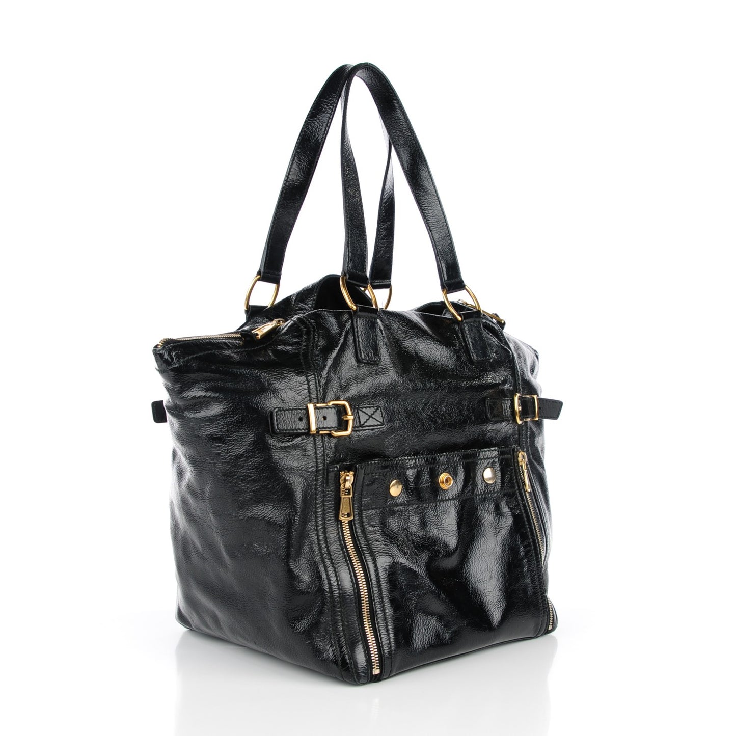 Patent Medium Downtown Black