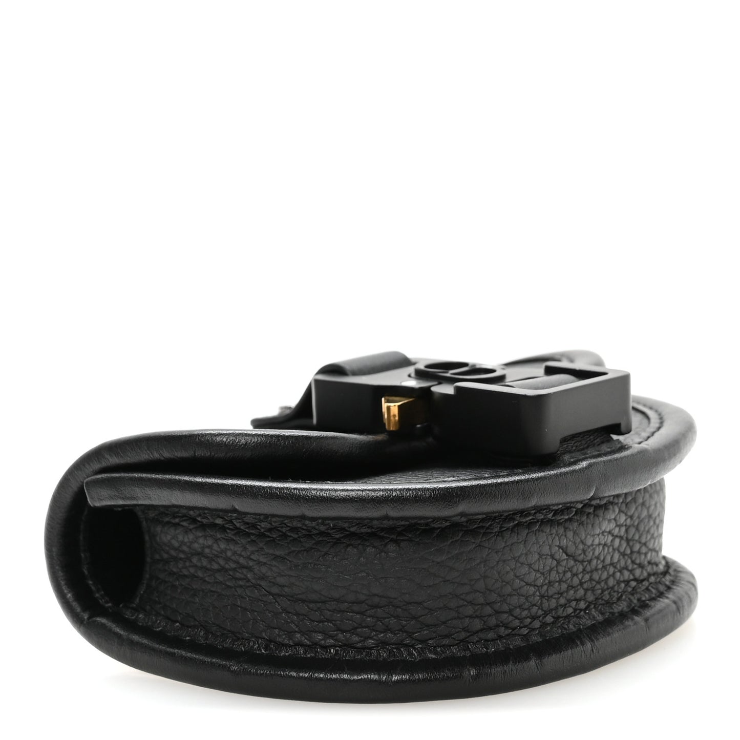 Grained Calfskin Nano Gallop Pouch Black