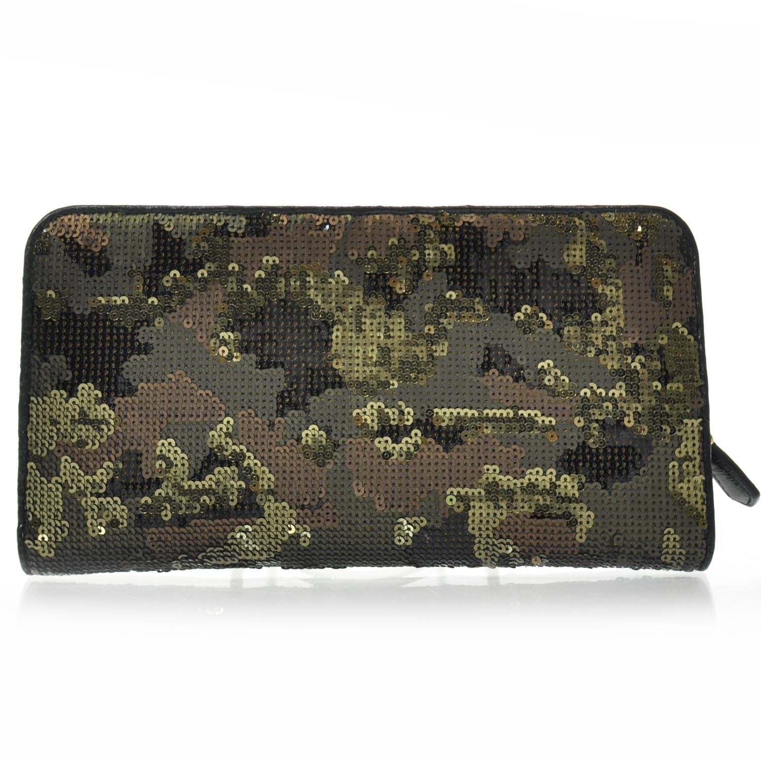 Prada Sequin Camouflage Continental Wallet Mimetico 1 of 8