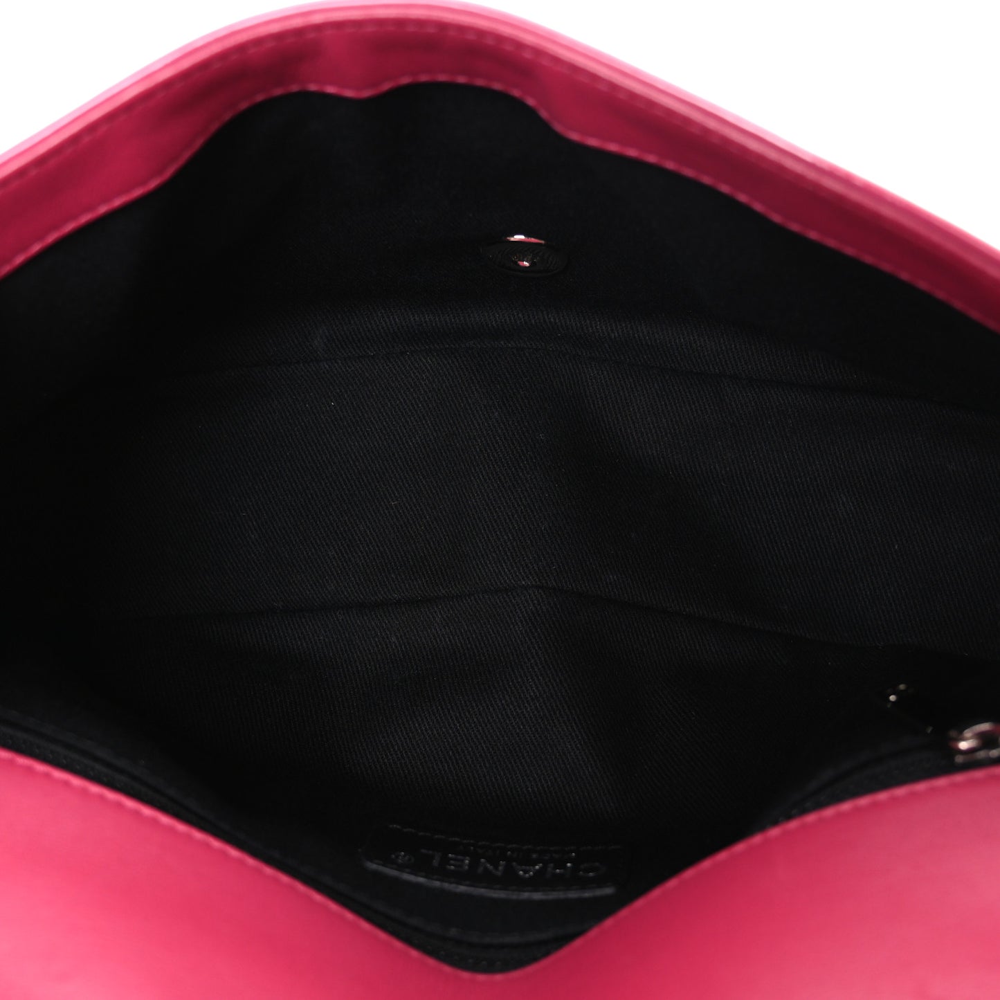 Patent Quilted Large Coco Shine Flap Pink