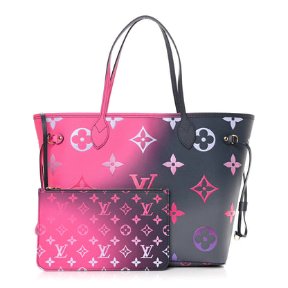 Louis Vuitton Monogram Giant Spring In The City Neverfull MM Midnight Fuchsia 1 of 11