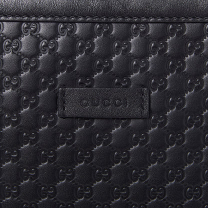Gucci Soft Microguccissima Small Zippered Satchel Black 7 of 8