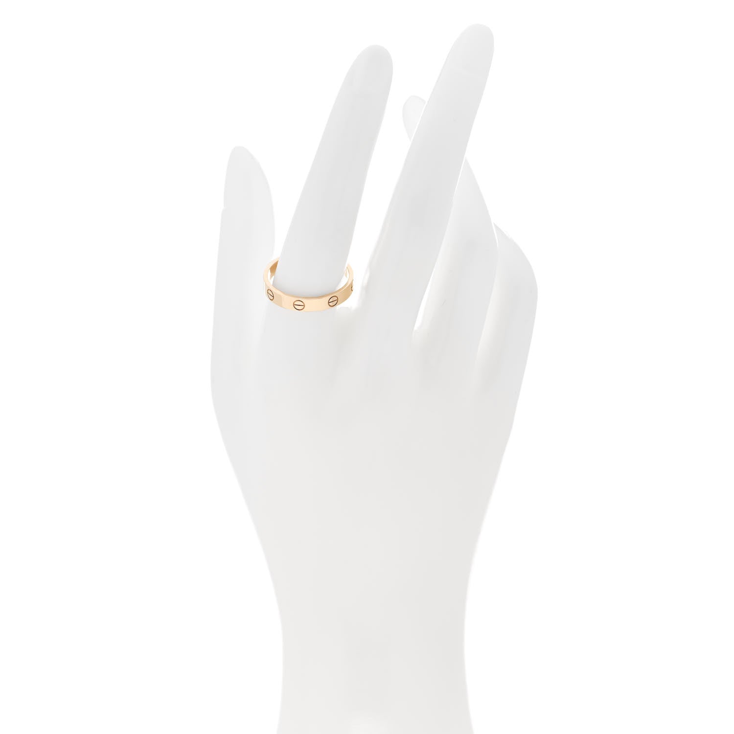 Cartier 18K Yellow Gold 3.5mm LOVE Wedding Band Ring 60 9.25 2 of 4