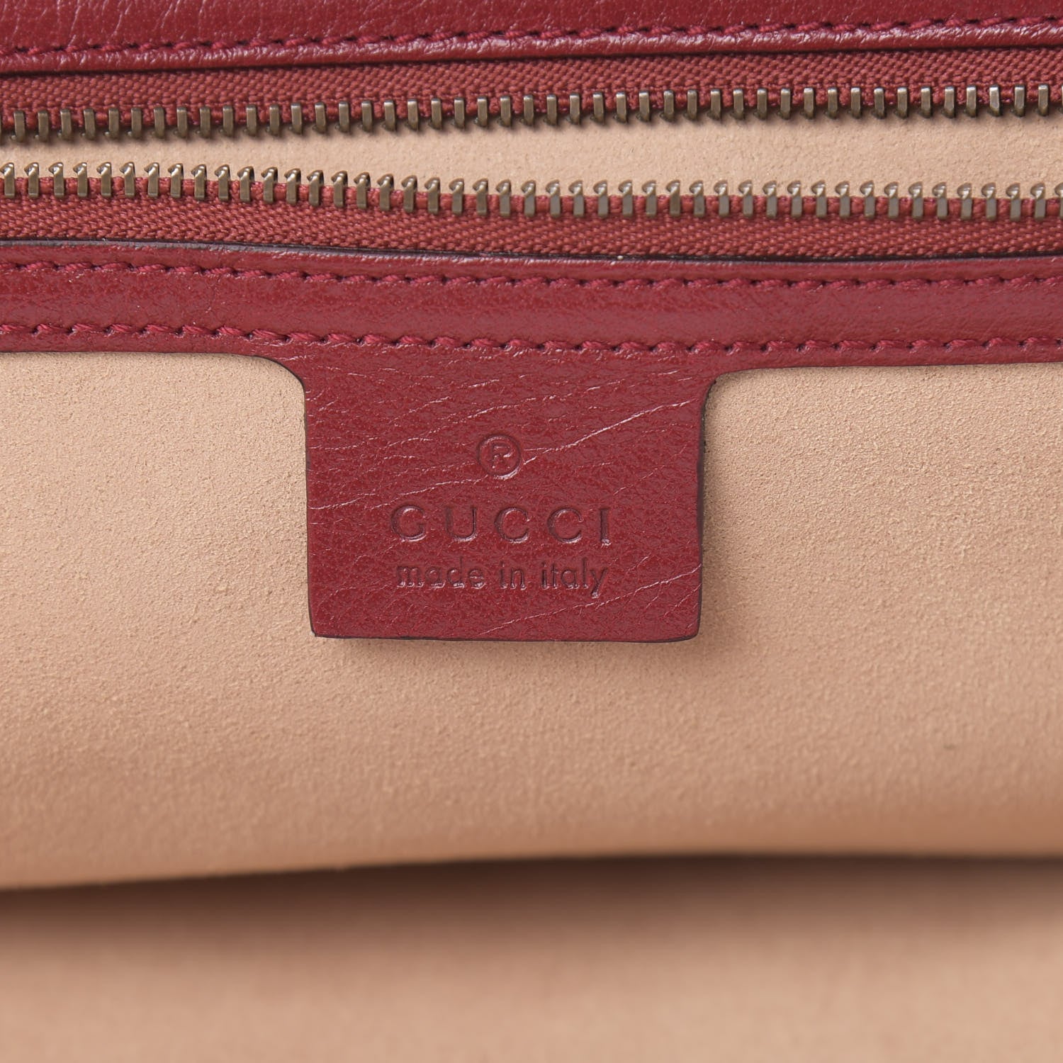 Gucci Calfskin Large Re(Belle) Top Handle Bag Red 6 of 13