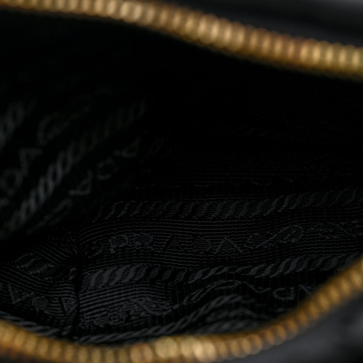 Prada Tessuto Nylon Bow Wristlet Black 5 of 7