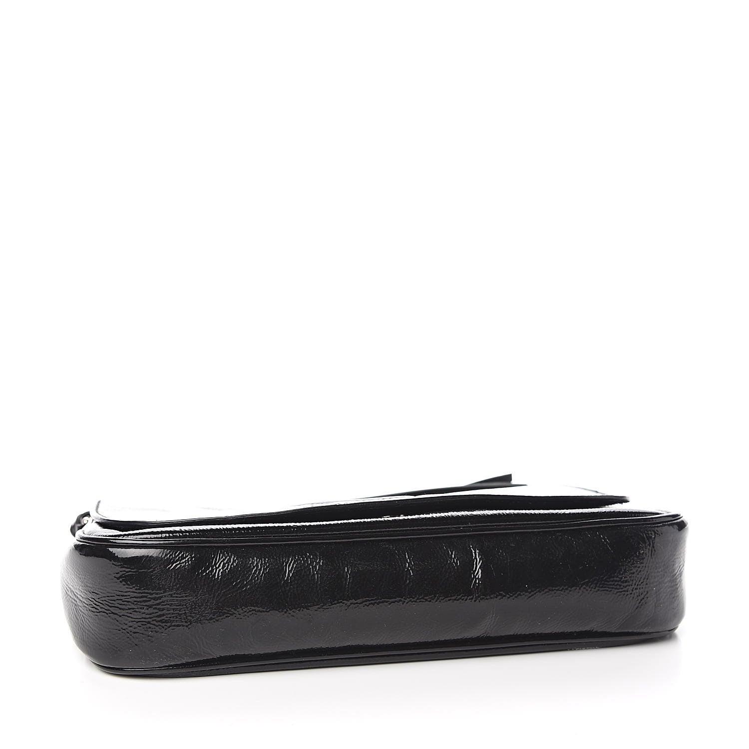 Gucci Patent Medium Soho Flap Crossbody Black 4 of 10