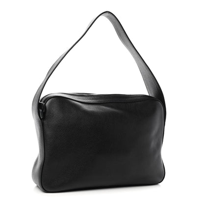 Prada Vitello Daino Shoulder Bag Black 2 of 8