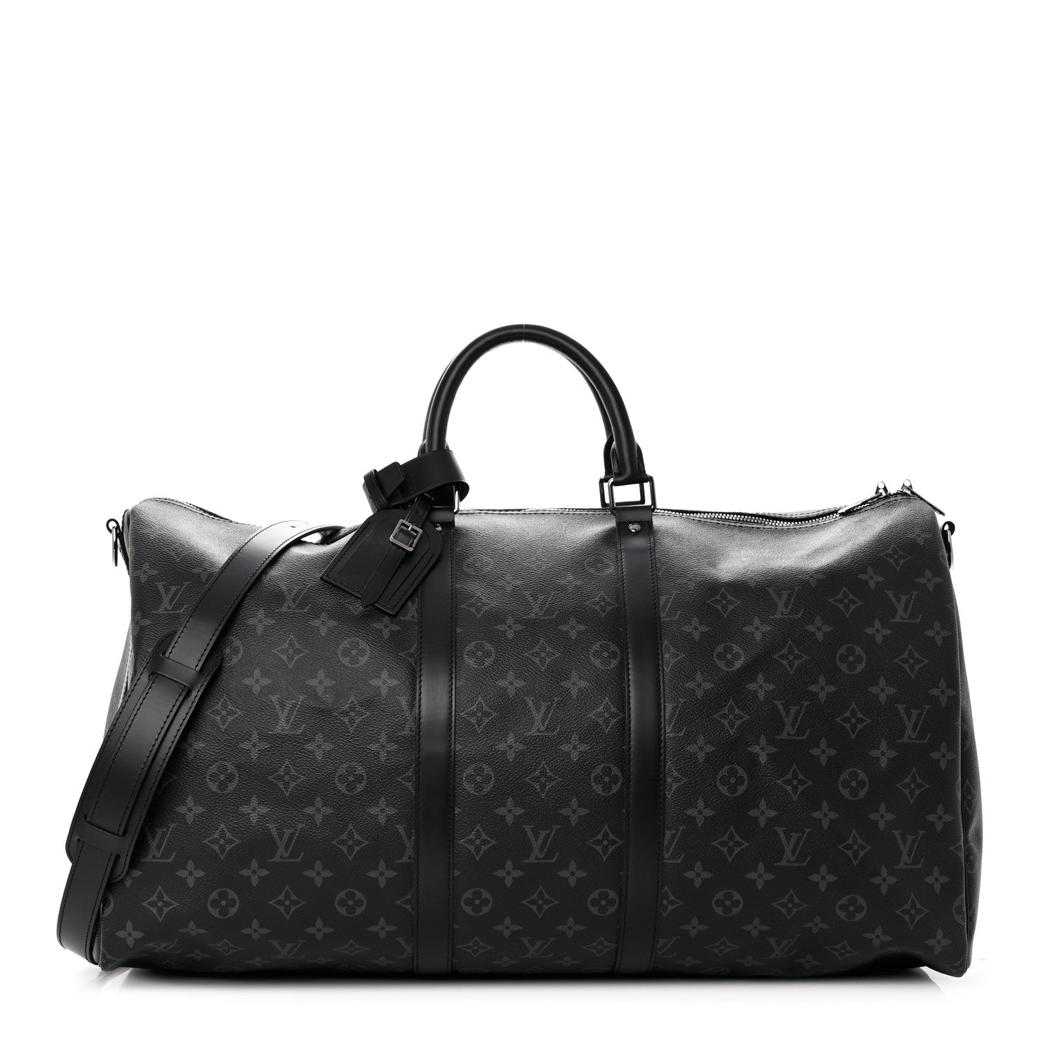 Louis Vuitton Monogram Eclipse Keepall Bandouliere 55 1 of 10