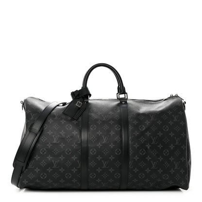 Louis Vuitton Monogram Eclipse Keepall Bandouliere 55 1 of 10