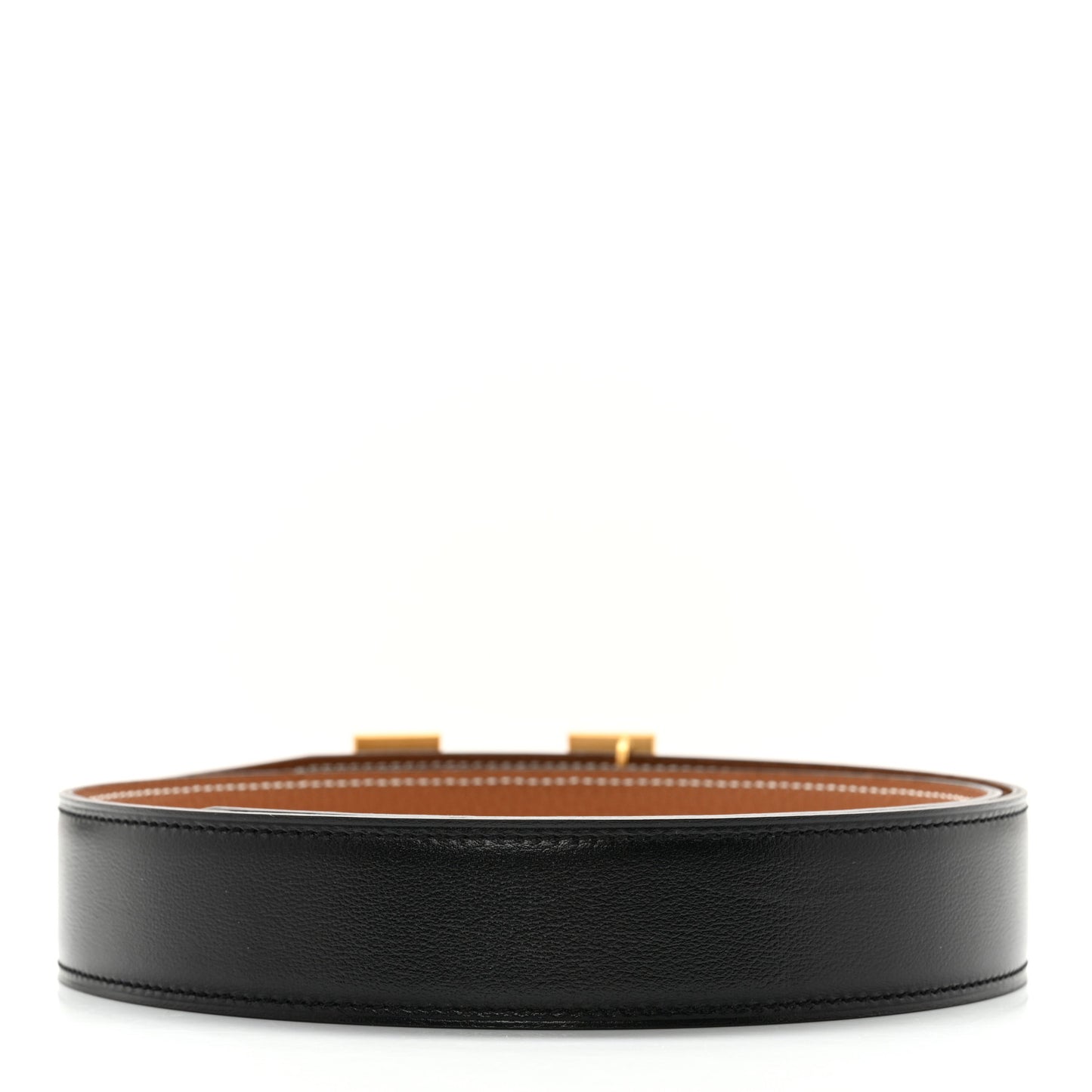 Box Togo 32mm Guilloche H Belt 75 30 Black Gold