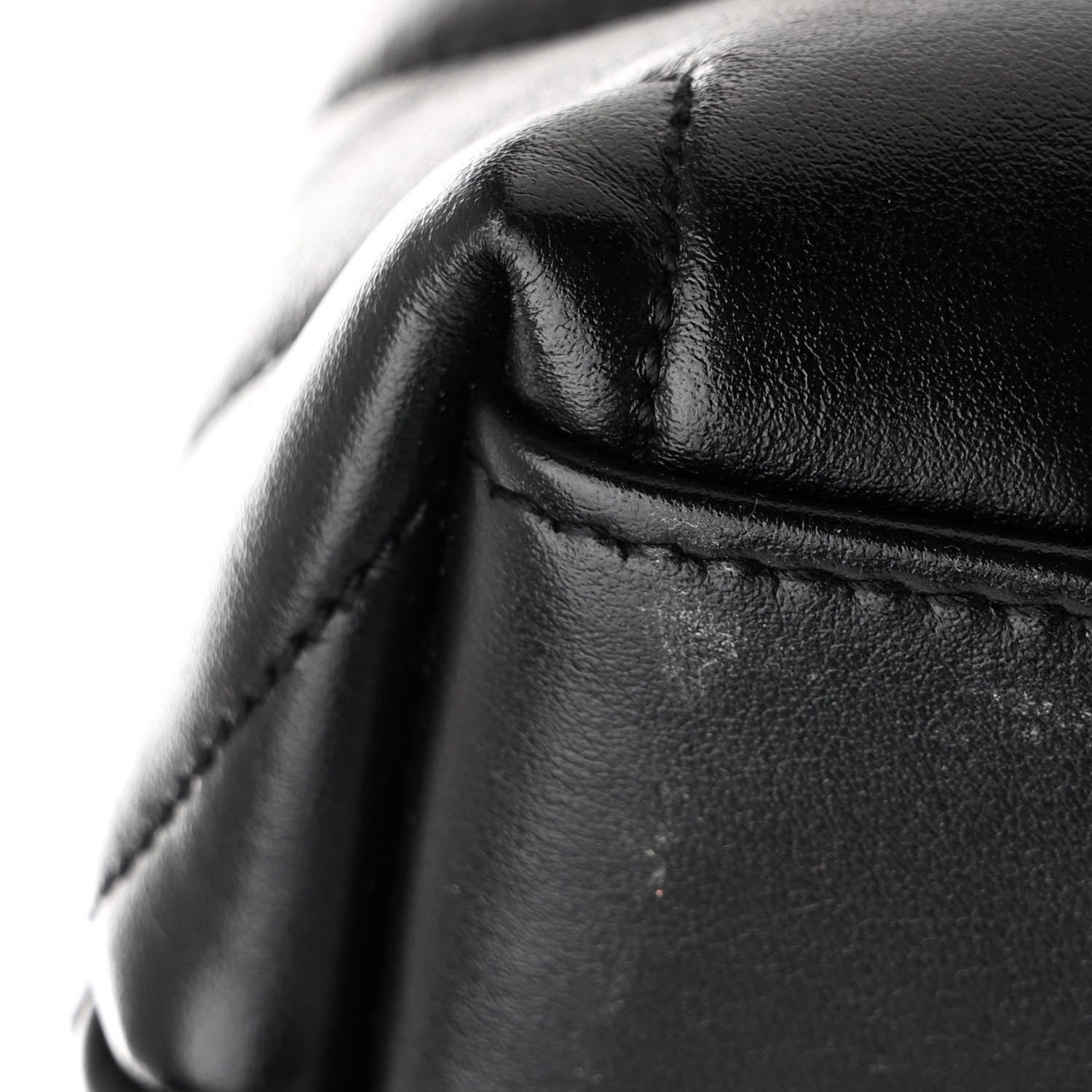 Saint Laurent Calfskin Y Quilted Monogram Medium Loulou Chain Satchel Black 13 of 17