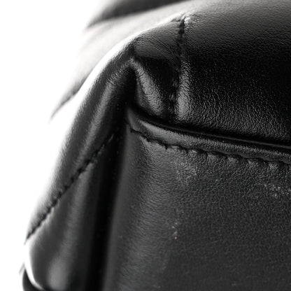 Saint Laurent Calfskin Y Quilted Monogram Medium Loulou Chain Satchel Black 13 of 17