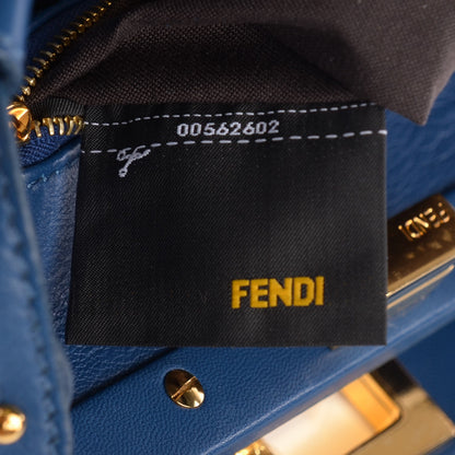 Fendi Nappa Mini Peekaboo Iconic Satchel Iris 8 of 11