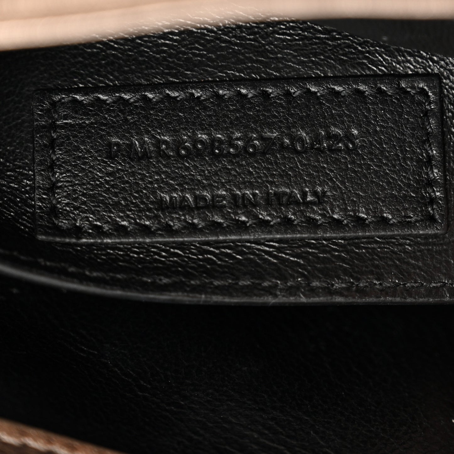 Lambskin Quilted Le 57 Diamond Shoulder Bag Piombo