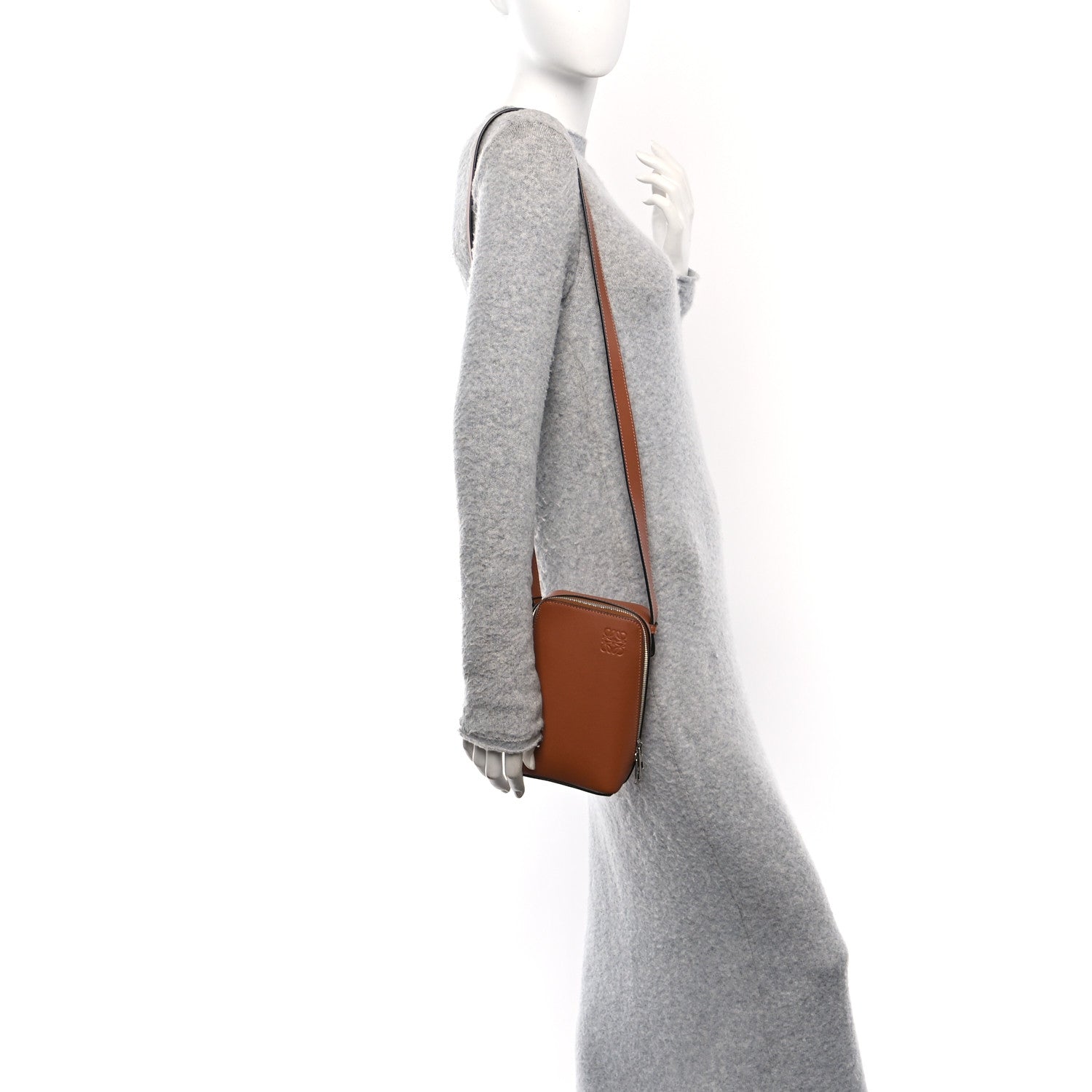 Loewe Classic Calfskin Anagram Box Crossbody Tan 2 of 9