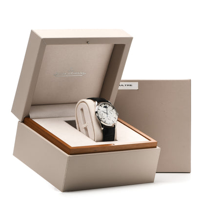 Jaeger-LeCoultre 18K White Gold Alligator 39mm Master Ultra Thin Perpetual Automatic Watch Q1303520 5 of 5
