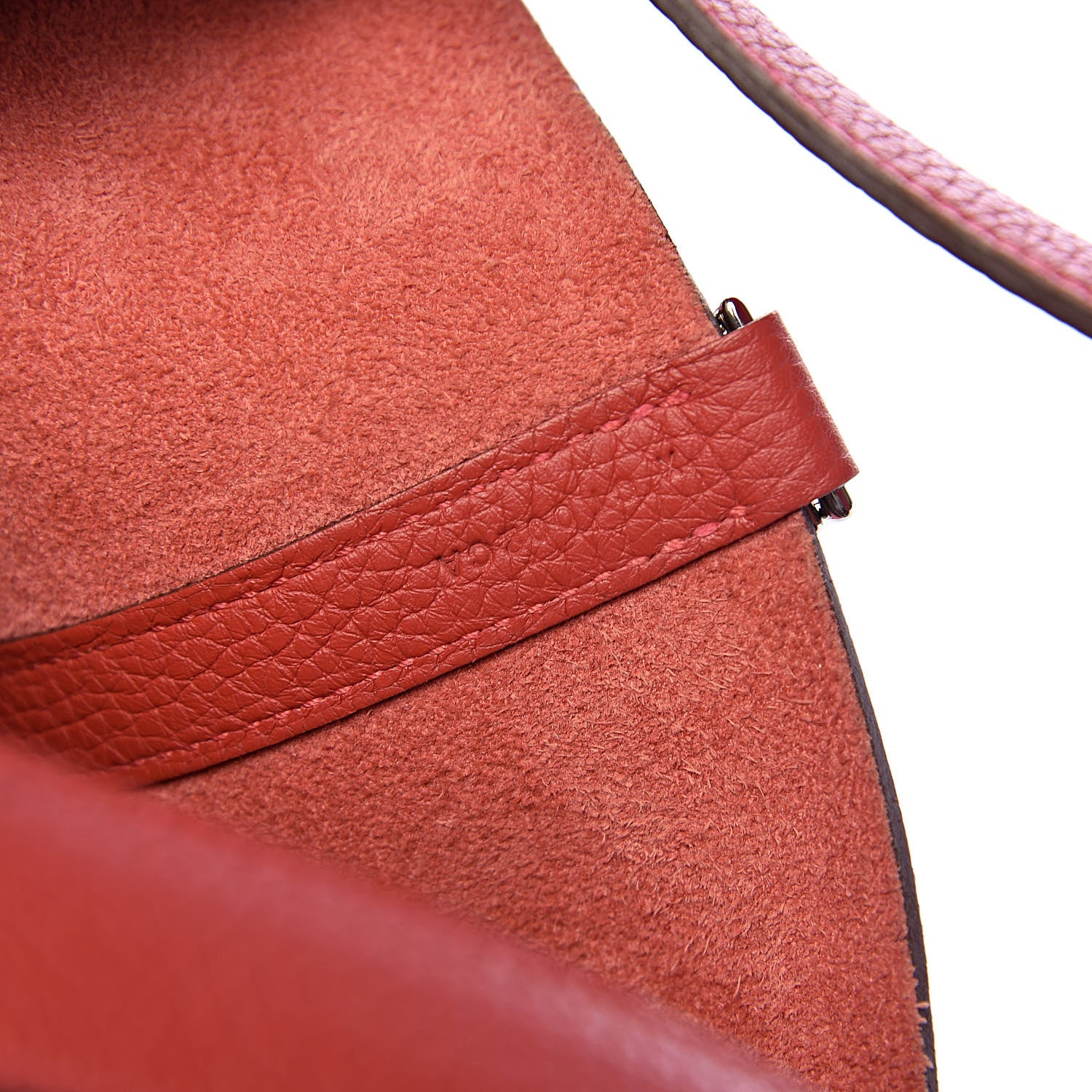 Hermes Taurillon Clemence Picotin Lock 22 MM Rouge Casaque 7 of 11