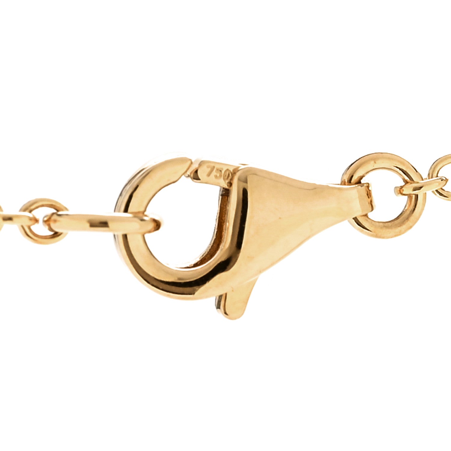 Anita Ko 18K Yellow Gold Diamond Delilah Crescent Necklace 6 of 7