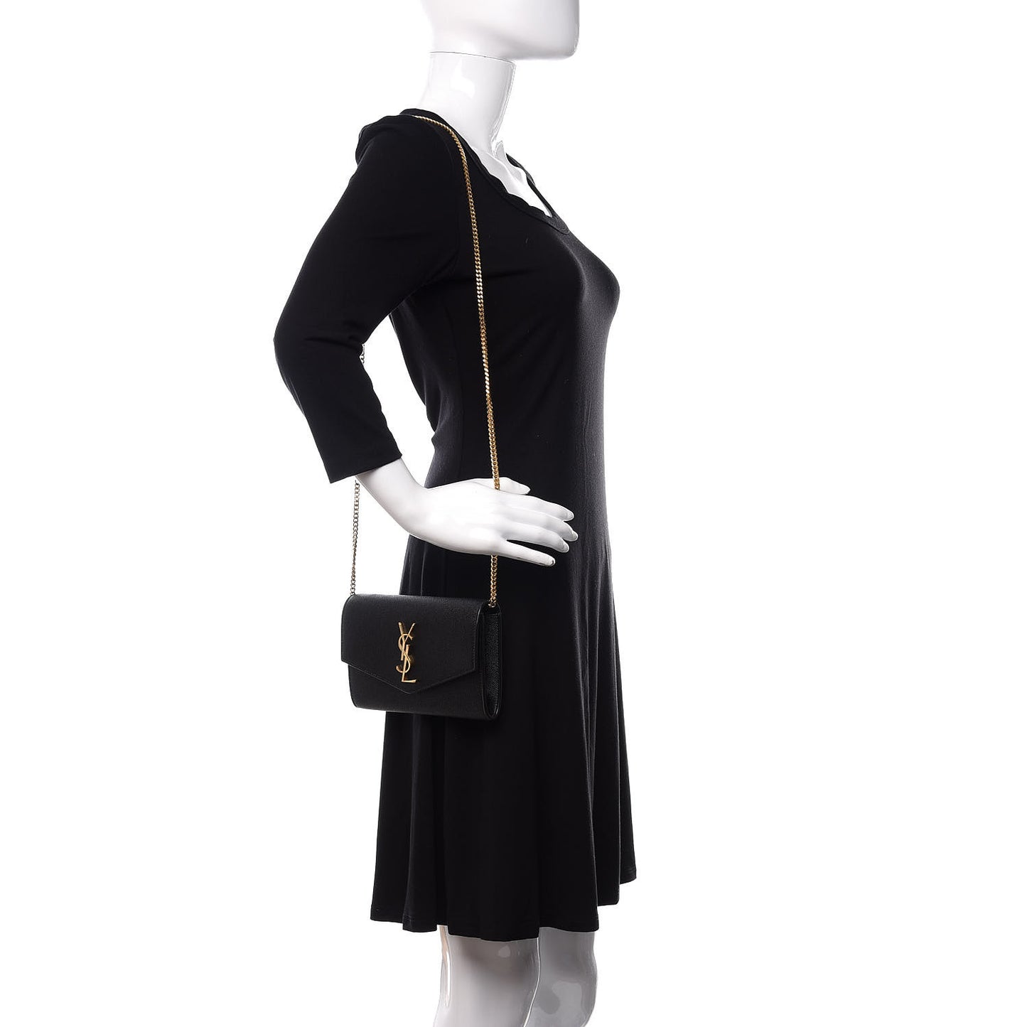 Grain De Poudre Uptown Chain Wallet Black