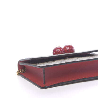 Gucci GG Supreme Monogram Mini Cherry Chain Bag 7 of 10