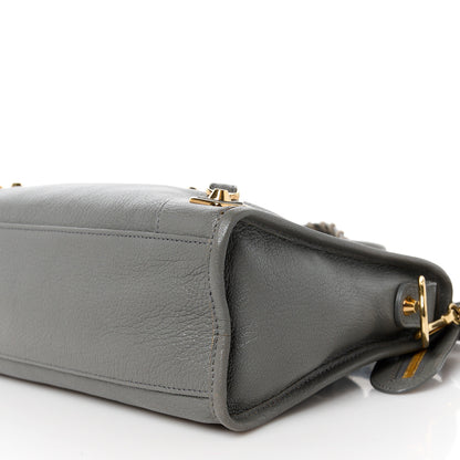 Balenciaga Chevre Gold Metallic Edge Hardware S City Gris Acier 11 of 11