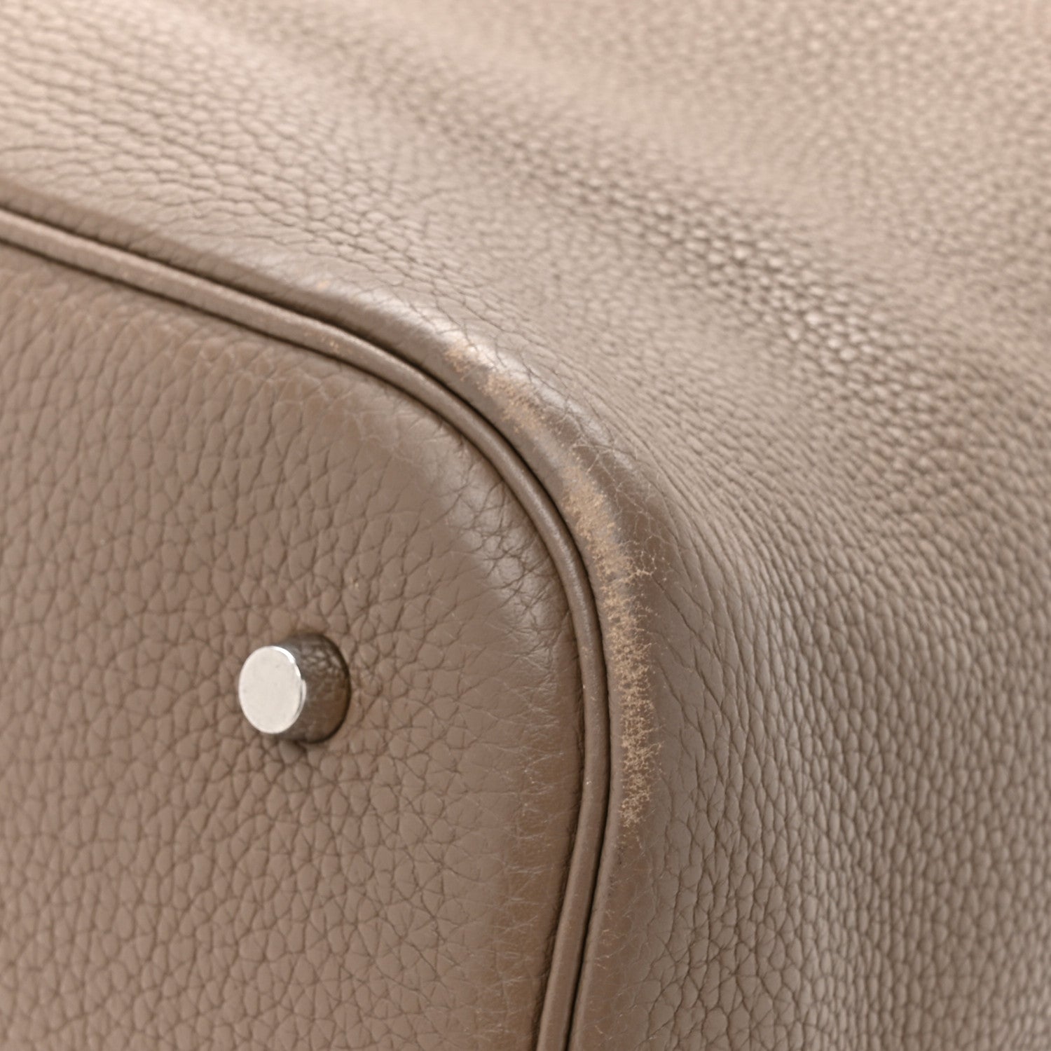 Hermes Taurillon Clemence Picotin Lock TGM Etoupe 12 of 13