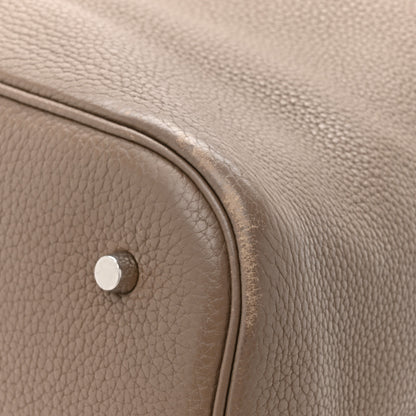 Hermes Taurillon Clemence Picotin Lock TGM Etoupe 12 of 13