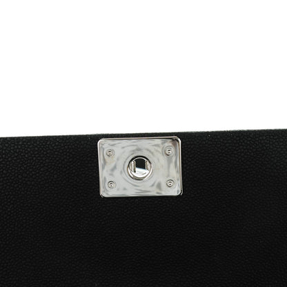Chanel Iridescent Caviar Quilted Medium Boy Flap Black 5 of 8