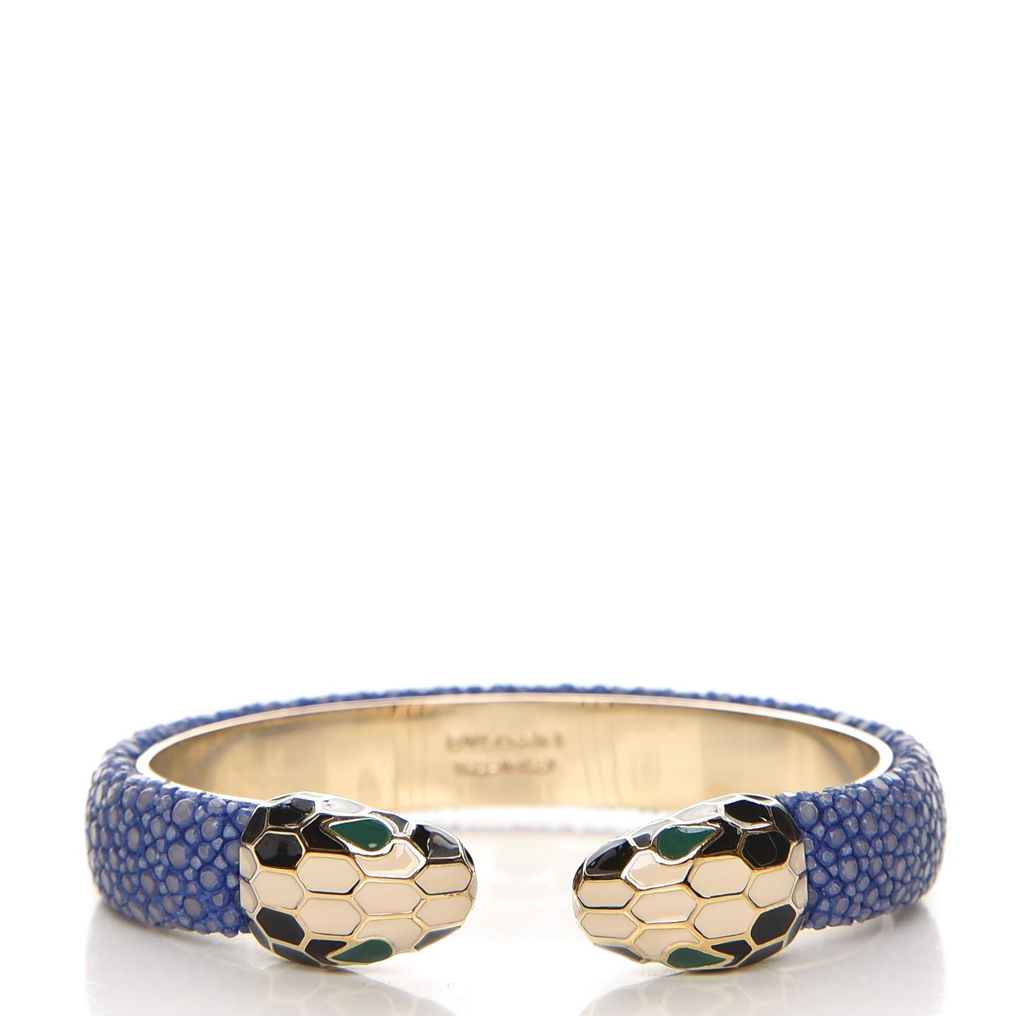 Galuchat Serpenti Forever Bracelet M Royal Sapphire