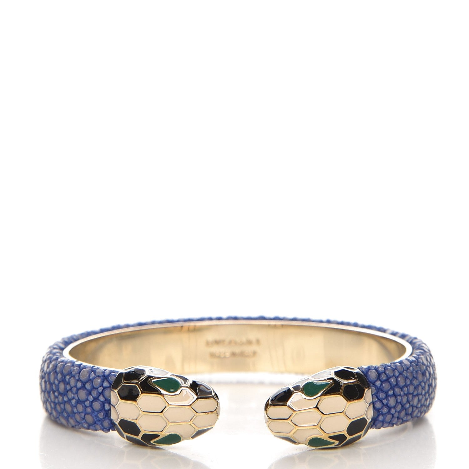 Bulgari Galuchat Serpenti Forever Bracelet M Royal Sapphire 1 of 4