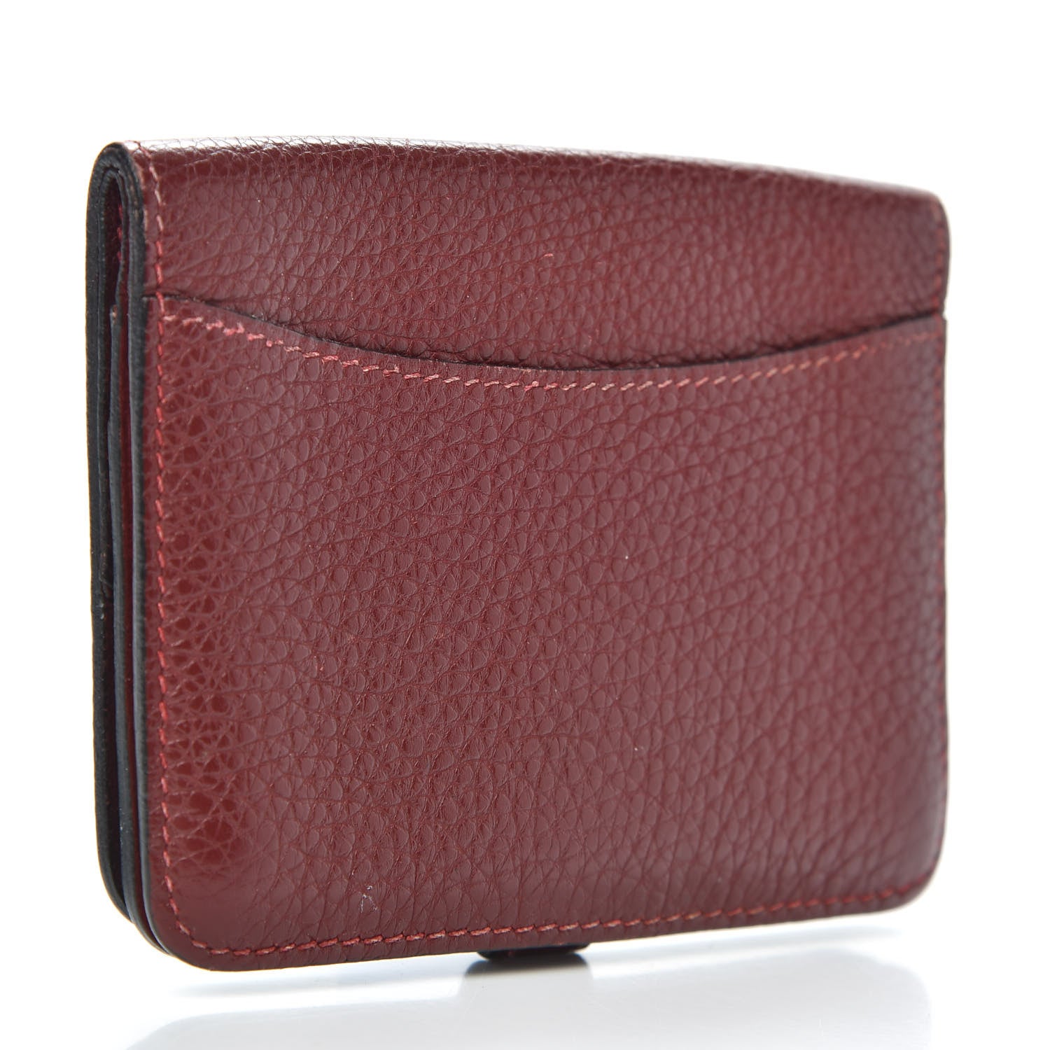 Hermes Togo Dogon Card Case Rouge H 2 of 6