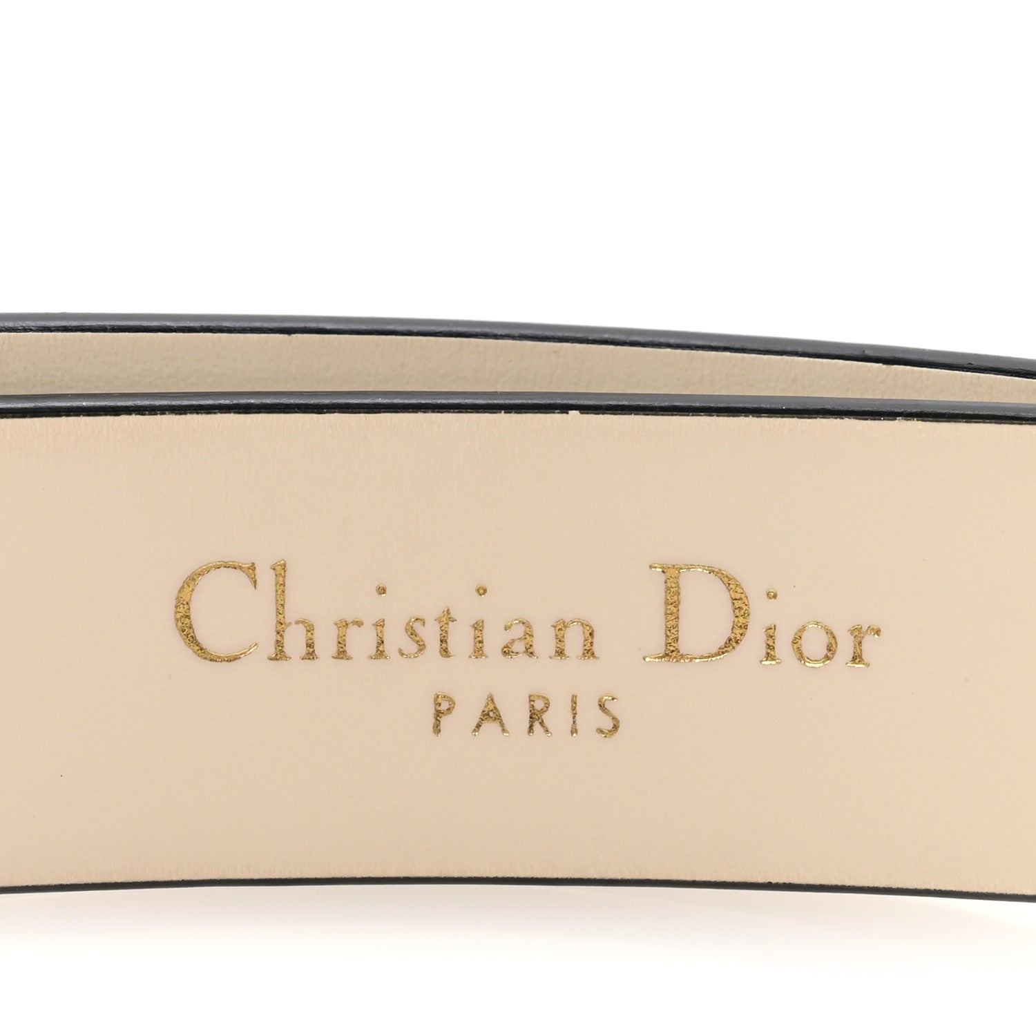 Christian Dior Calfskin Saddle Belt 80 32 White 1940715 – FASHIONPHILE
