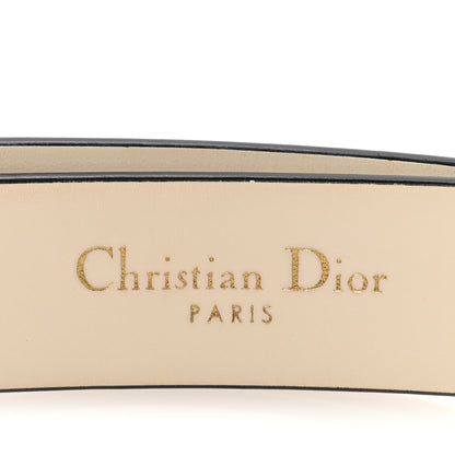 Christian Dior Calfskin Saddle Belt 80 32 White 3 of 9
