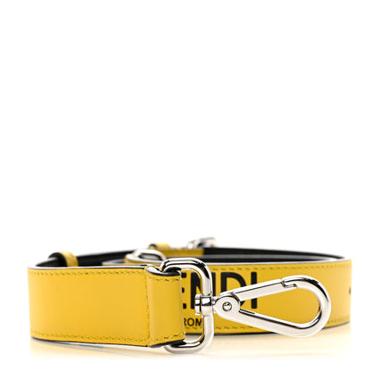 Fendi Vitello Large Baguette Strap Yellow 1 of 3