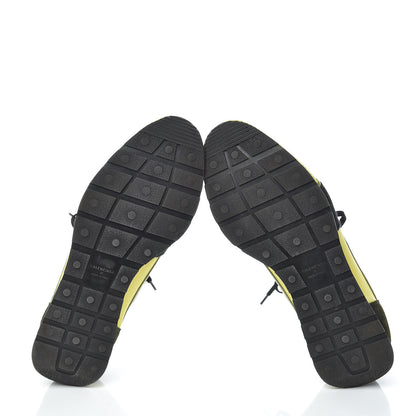 Balenciaga Calfskin Womens Race Runner Sneakers 41 Neon Black 7 of 12