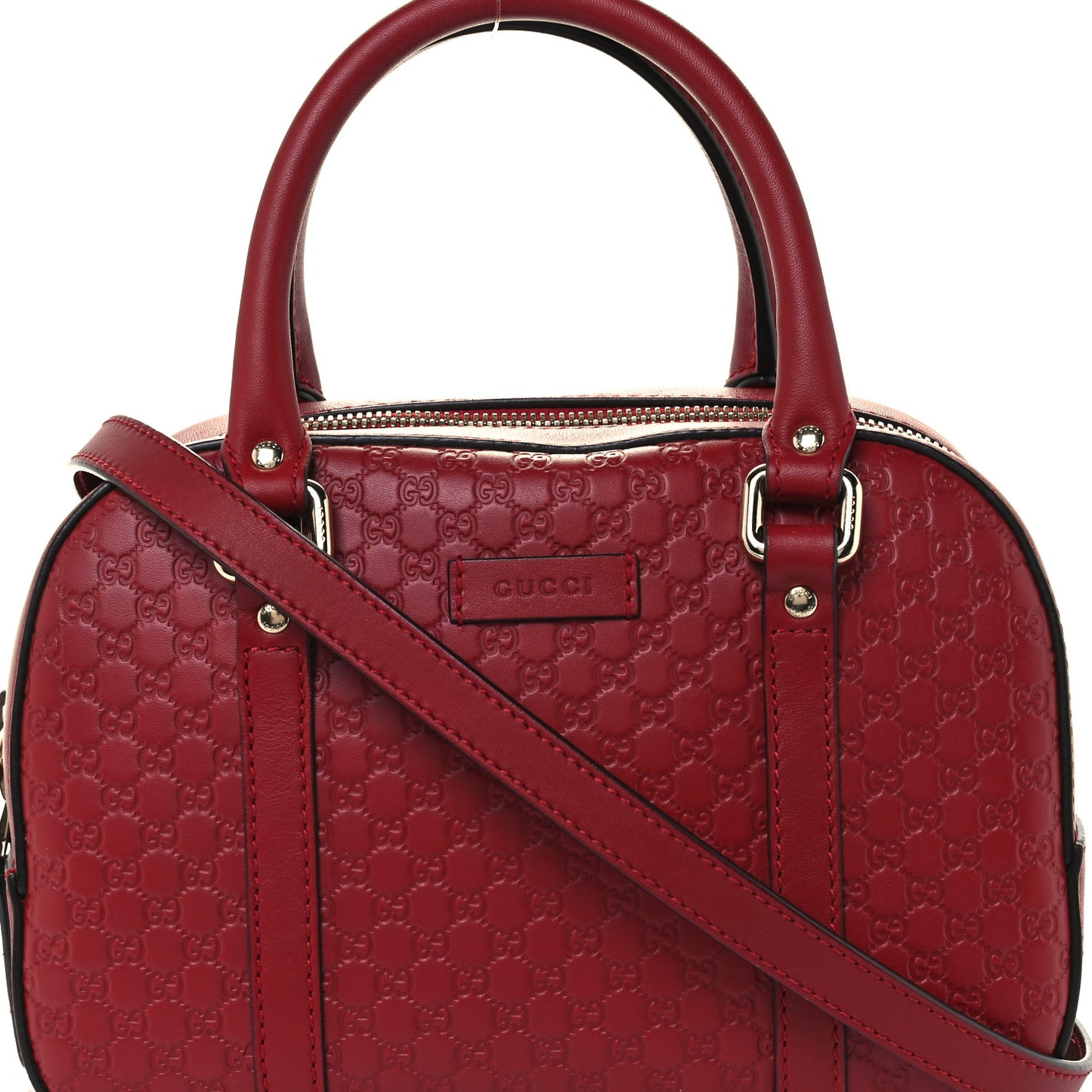 Microguccissima Small Crossbody Bag Rosso