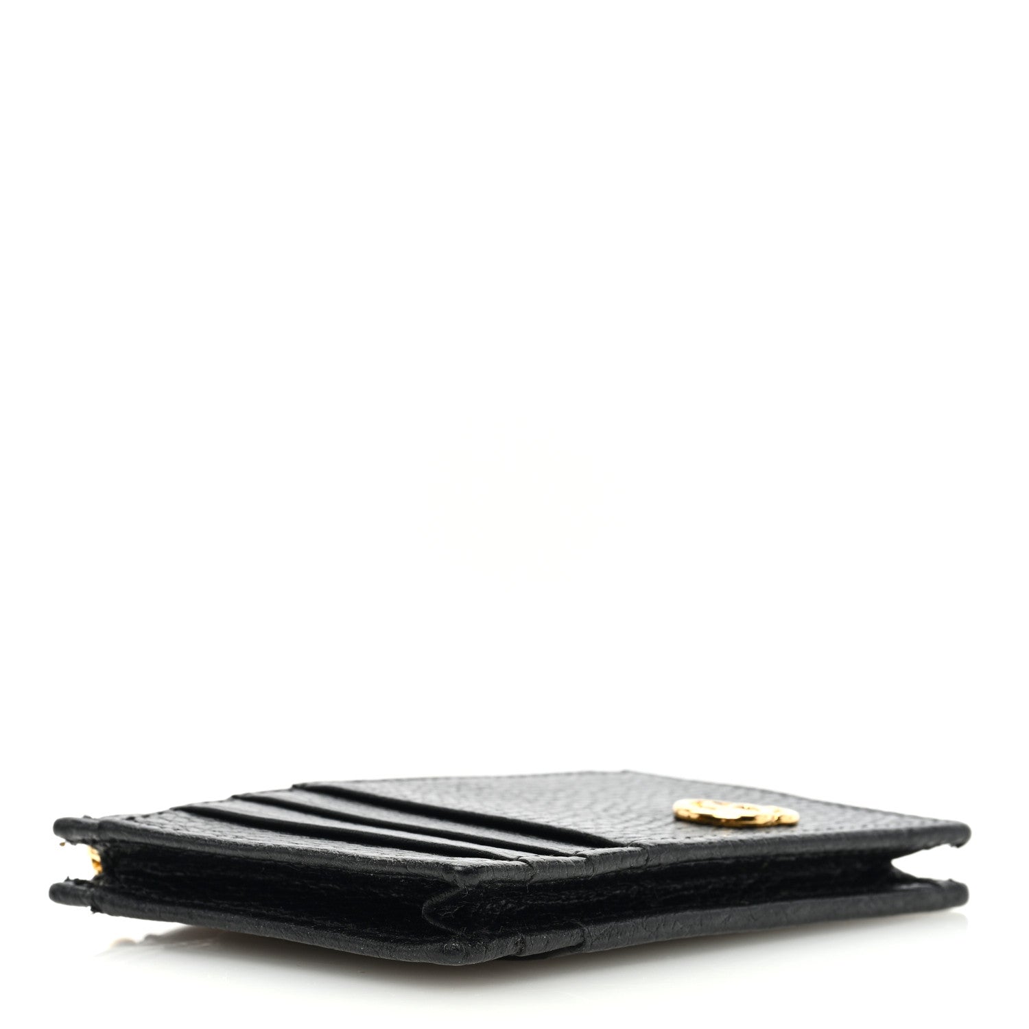 Gucci Dollar Calfskin GG Marmont Coin Case Card Holder Black 4 of 7