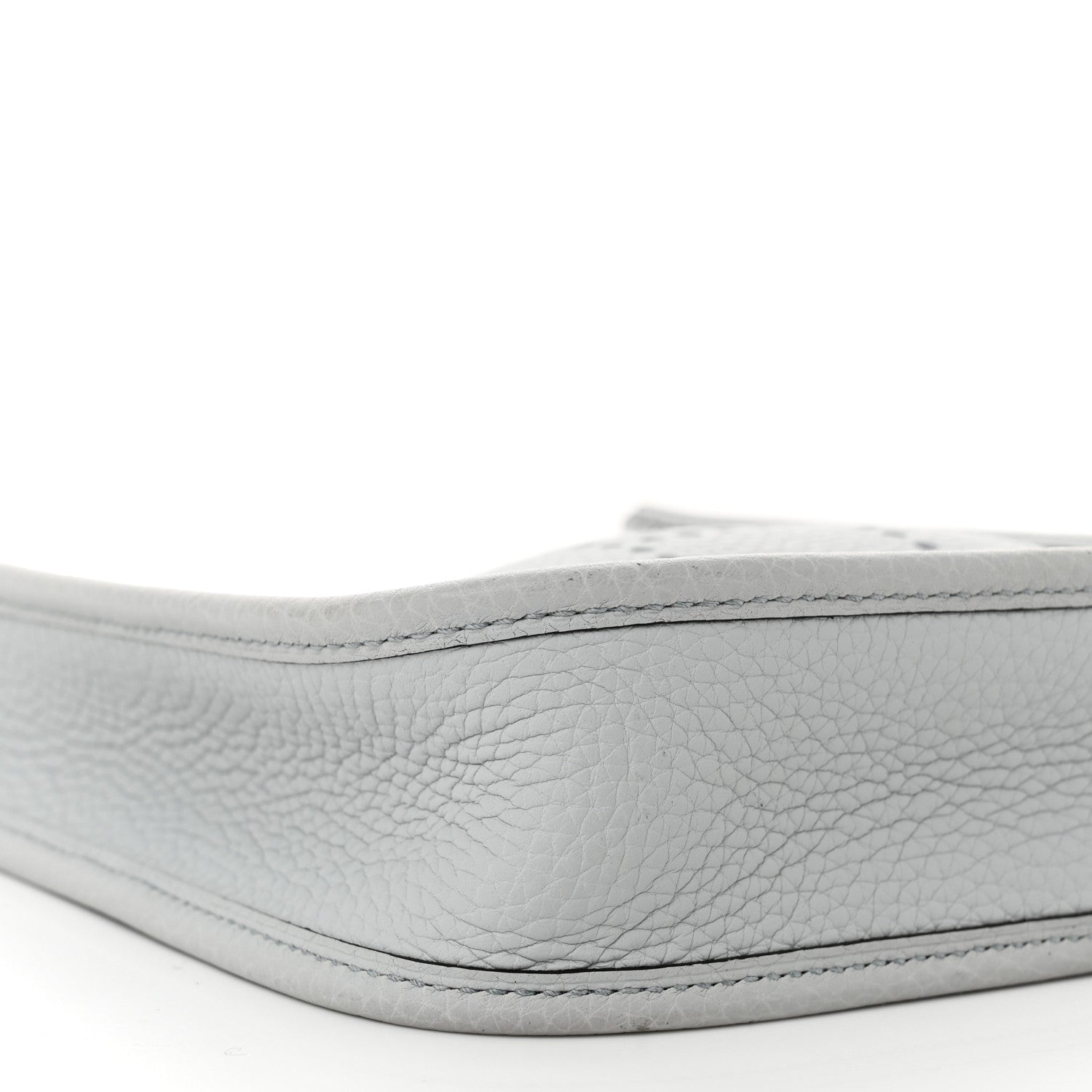 Hermes Taurillon Clemence Amazone Evelyne TPM Bleu Pale Etain 9 of 12