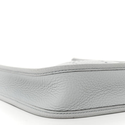 Hermes Taurillon Clemence Amazone Evelyne TPM Bleu Pale Etain 9 of 12