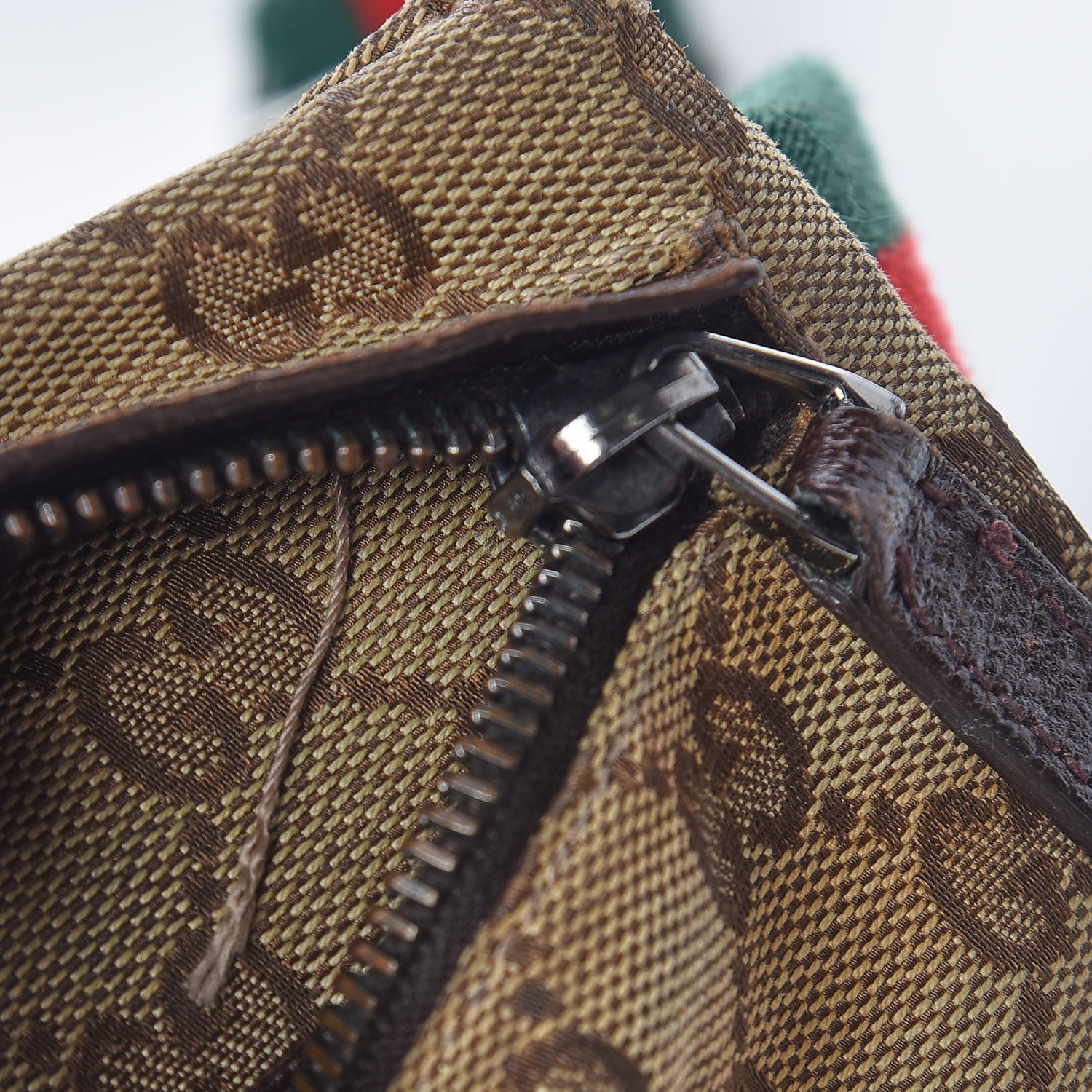 Gucci Monogram Web Belt Bag Dark Brown 16 of 20