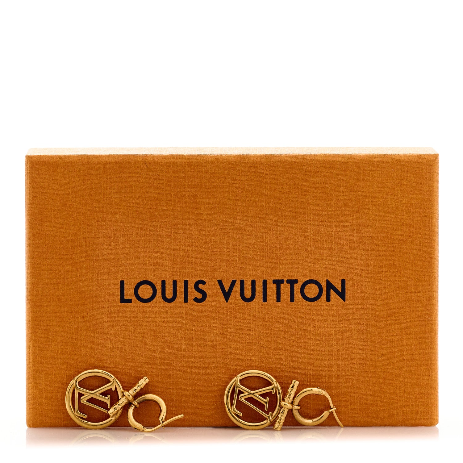 Louis Vuitton Baby Louise Earrings Gold 5 of 5